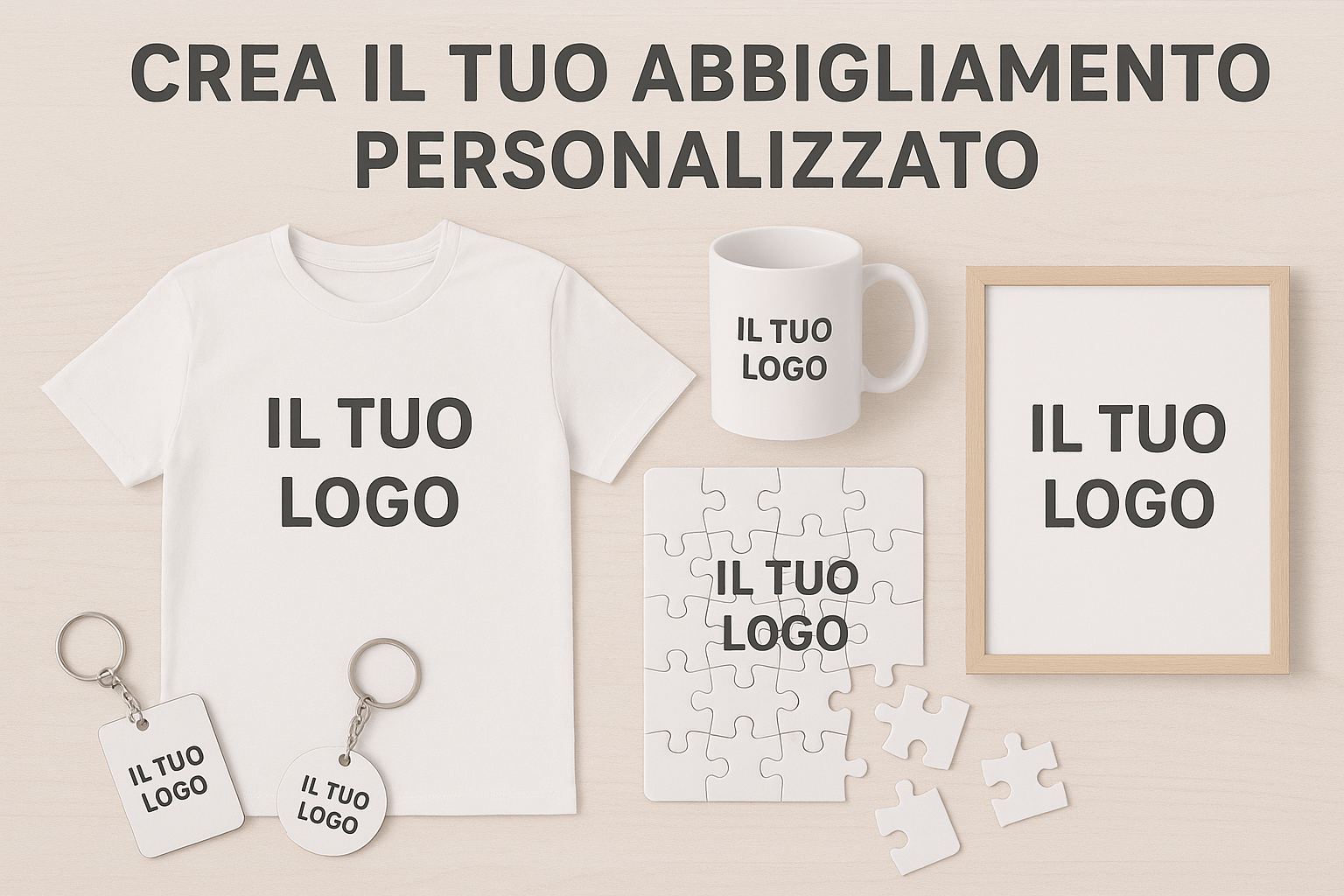 CREA IL TUO ABBIGLIAMNETO PERSONALIZZATO